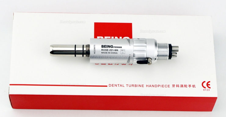 Being® Rose 201‑M4 Dental‑Luftmotor E‑Typ für Winkelstücke und gerades Handstück Being® Rose 201‑M4 Dental‑Luftmotor E‑Typ für Winkelstücke und gerades Handstück
